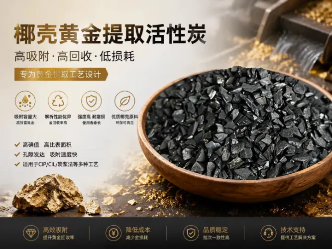 Huajing Coconut Shell Gold-Recovery Carbon: прискорення вилучення золота, зниження витрат і підвищення ефективності
